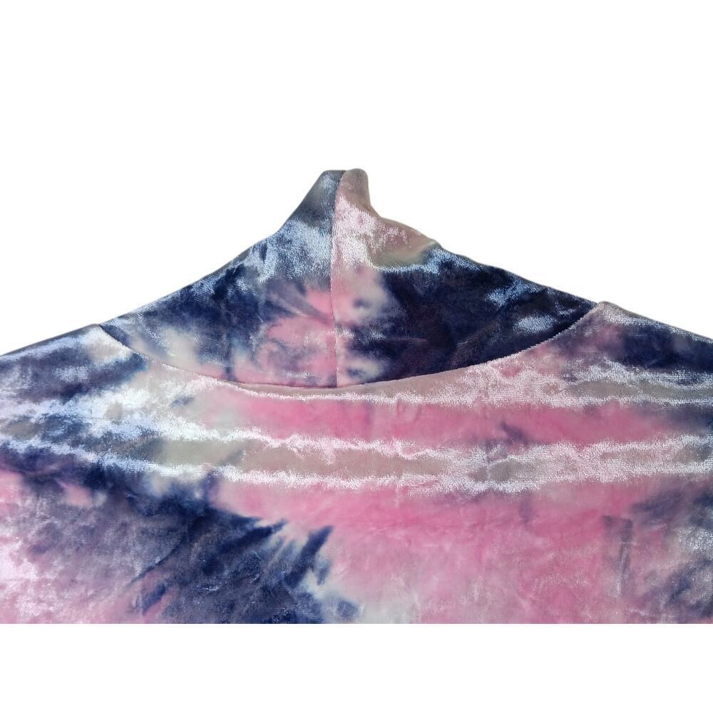 Teddy Fresh Urban Outfitters Tie Dye M NWT Velvet Long Sleeve "I Need A Hug" Top - Picture 13 of 16